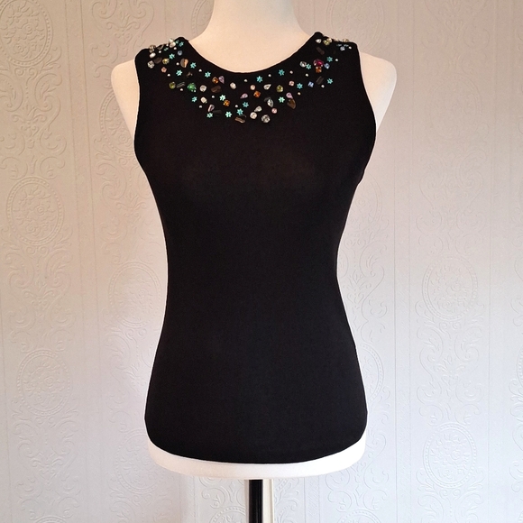 Jeweled top Zara Sm - Picture 1 of 5